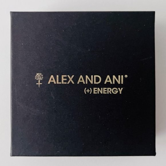 Alex And Ani (+) Energy 14kt Gold Bracelet With Topaz Crystal Color Therapy NEW - Picture 5 of 8